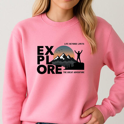 Comfort Colors Explore Shirt: Adventure Hiking Camping Tee