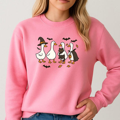 Halloween Ghost Goose Shirt: Spooky Graphic Tee