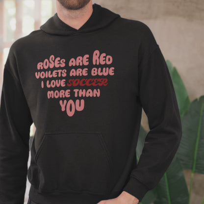 Skeleton Valentine Hoodie Cute Gothic Love Hoodie Funny Romantic Skeletons Pullover Spooky Valentine’s Day Gift